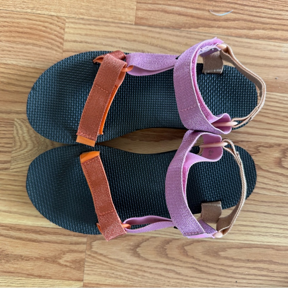 Teva Women's Sandals - Pink, Orange, and Brown